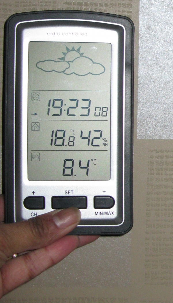 Creation of Weather in binary degrees: Step 11